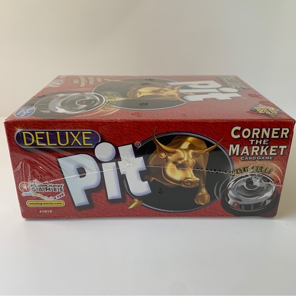 Pit Deluxe Corner the Market Card Game with Bell Hasbro Gaming Brand New Sealed - Picture 3 of 5